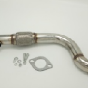 SS 3" V-band Turbo Flange 2.5" Downpipe fits 88-00 Civic CRX Integra B16 B18