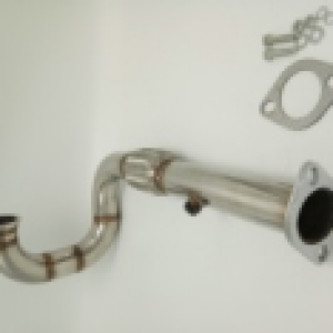 SS 2.5" V-BAND Turbo Down Pipe 2 Bolt flange for Honda Civic 88-00 Del Sol 93-97